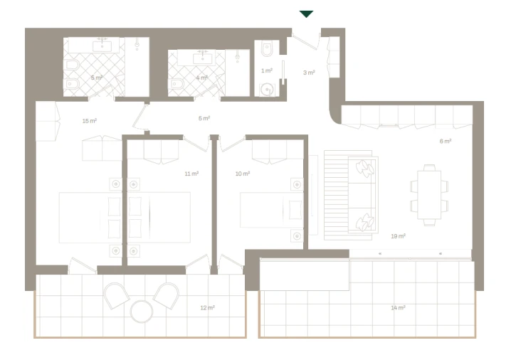Apartamento T3 para Venda em Santa Marinha e São Pedro da Afurada Foto 18