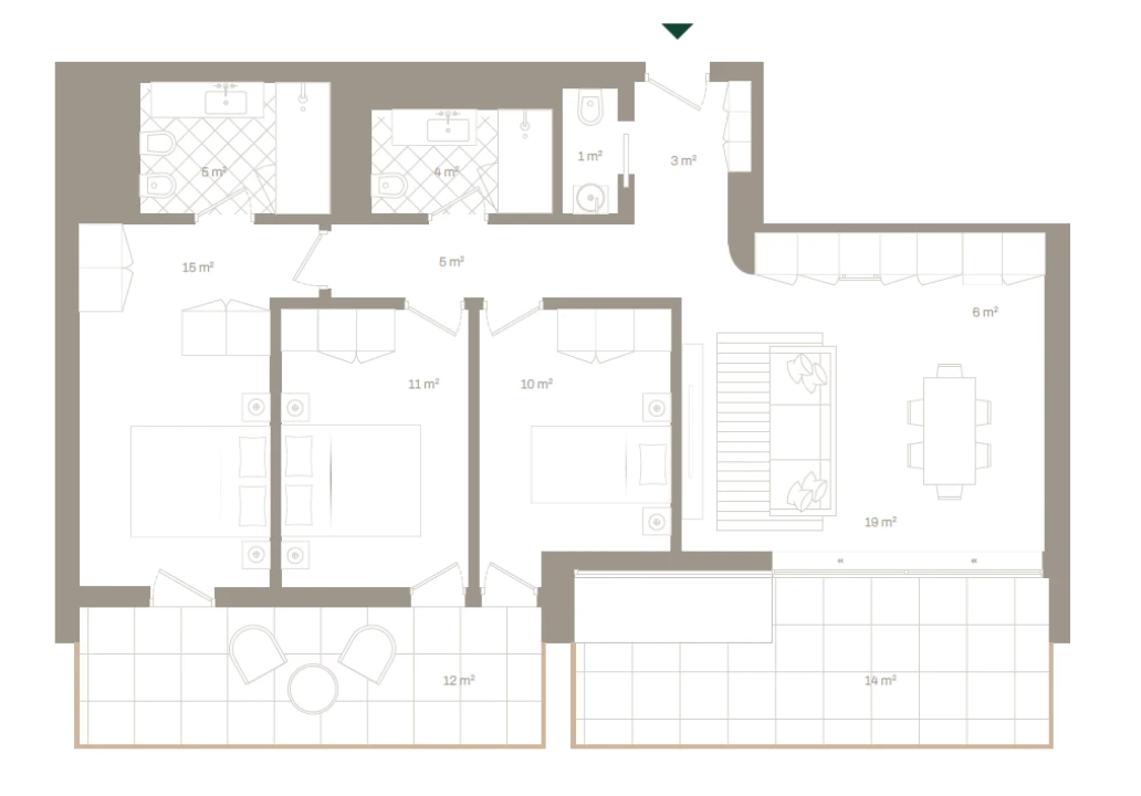 Apartamento T3 para Venda em Santa Marinha e São Pedro da Afurada Foto 18