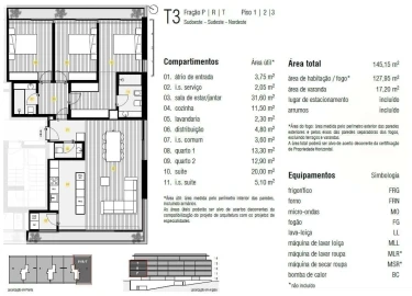Apartamento T3 para Venda em Canidelo