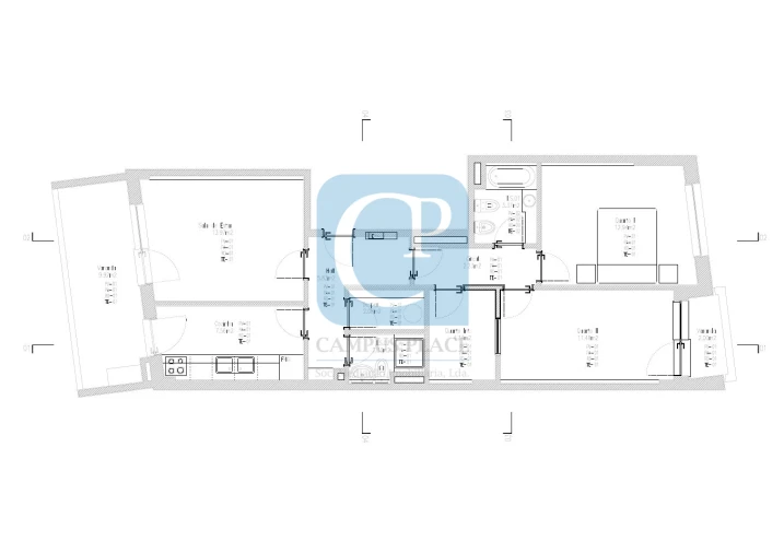 Apartamento T2 para Venda em Cedofeita, Santo Ildefonso, Sé, Miragaia, São Nicolau e Vitória Planta 1