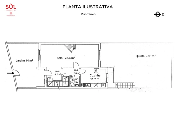 Moradia T4 para Venda em Estômbar e Parchal Planta 1