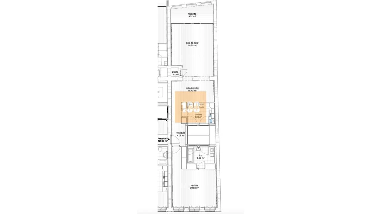 Apartamento T1 para Venda em Cedofeita, Santo Ildefonso, Sé, Miragaia, São Nicolau e Vitória Foto 35