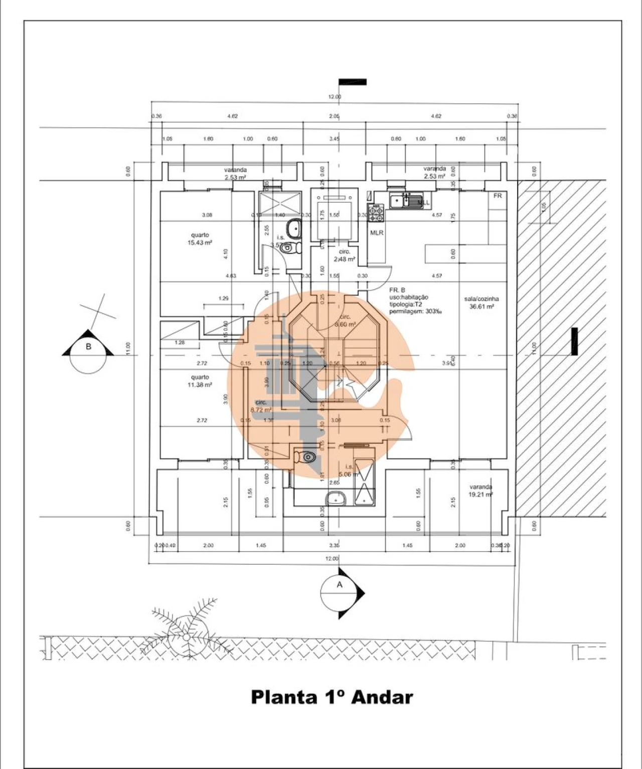 Apartamento T2 para Venda em Altura Foto 3