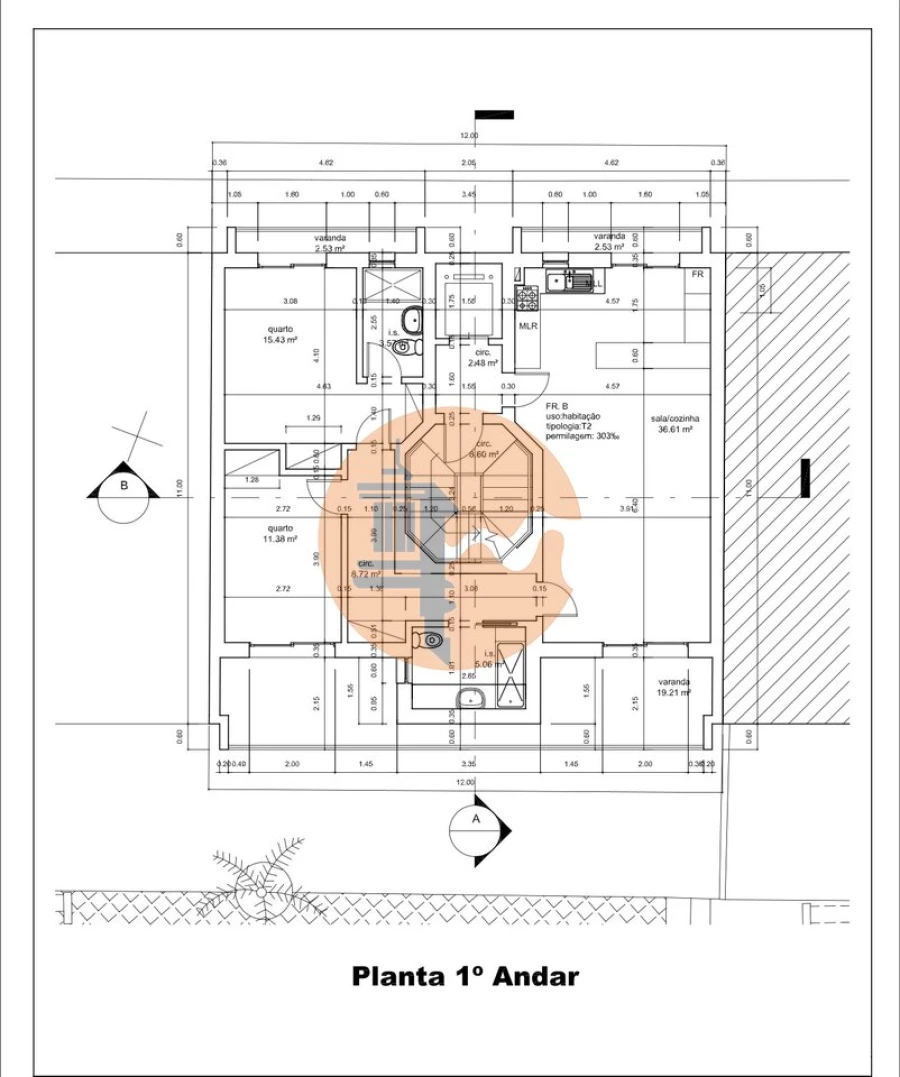 Apartamento T2 para Venda em Altura Foto 3