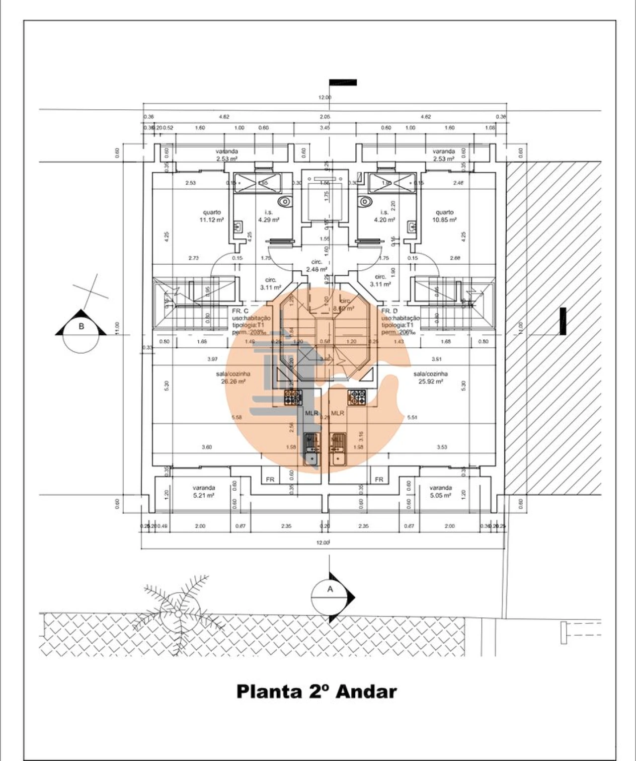 Apartamento T3 para Venda em Altura Foto 3