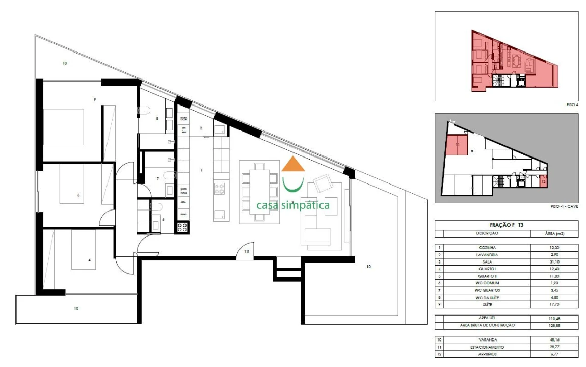 Apartamento T3 para Venda em Gondomar (São Cosme), Valbom e Jovim Foto 26