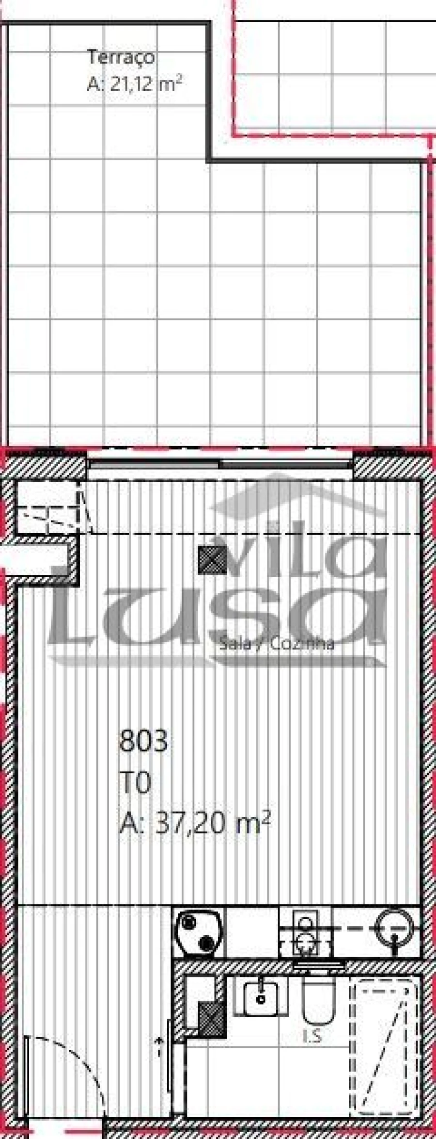 Apartamento T0 para Venda em Mafamude e Vilar do Paraíso Foto 17