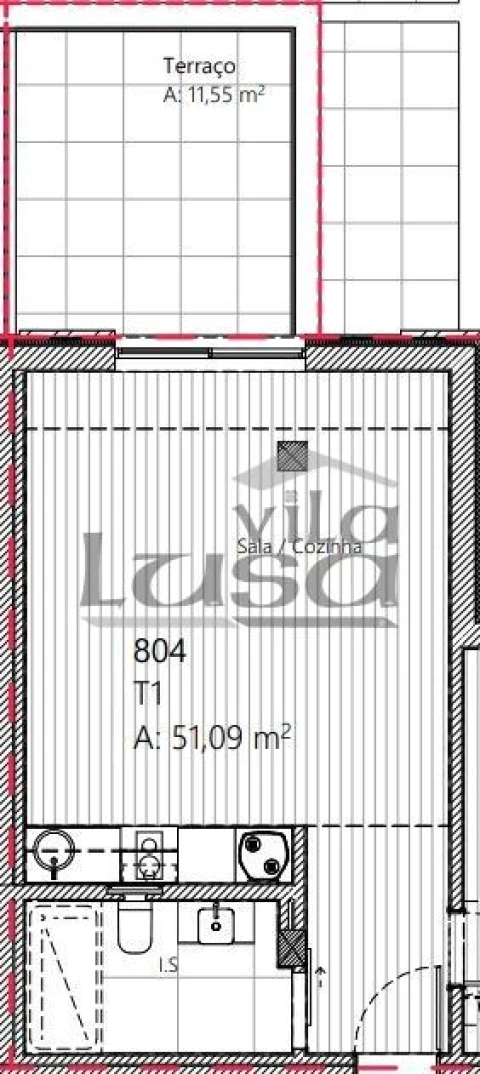 Apartamento T0 para Venda em Mafamude e Vilar do Paraíso