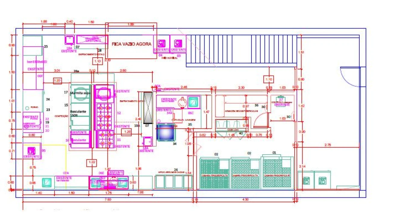 Loja para Arrendamento em Santa Clara Planta 2