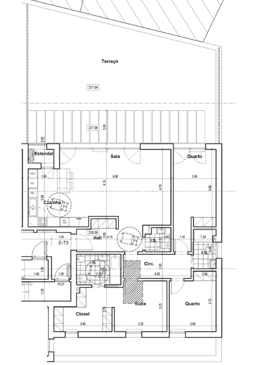 Apartamento T3 para Venda em Ramada e Caneças Planta 1