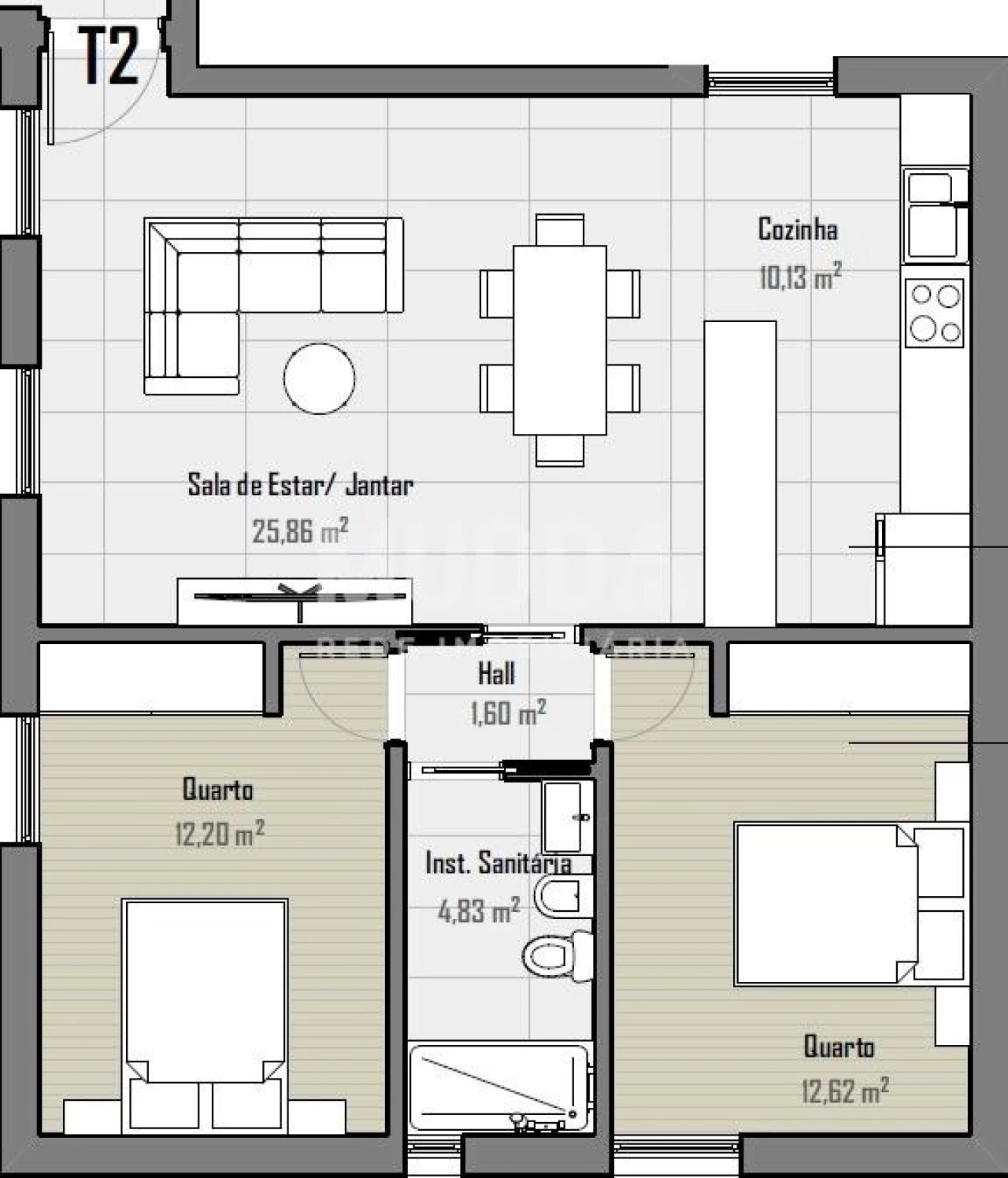 Apartamento T1 para Venda em Sé, Santa Maria e Meixedo Foto 26