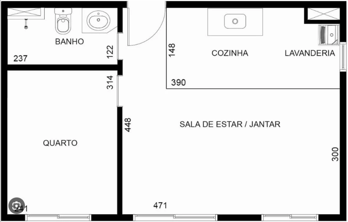 Apartamento T1 para Arrendamento em Carcavelos e Parede Foto 26