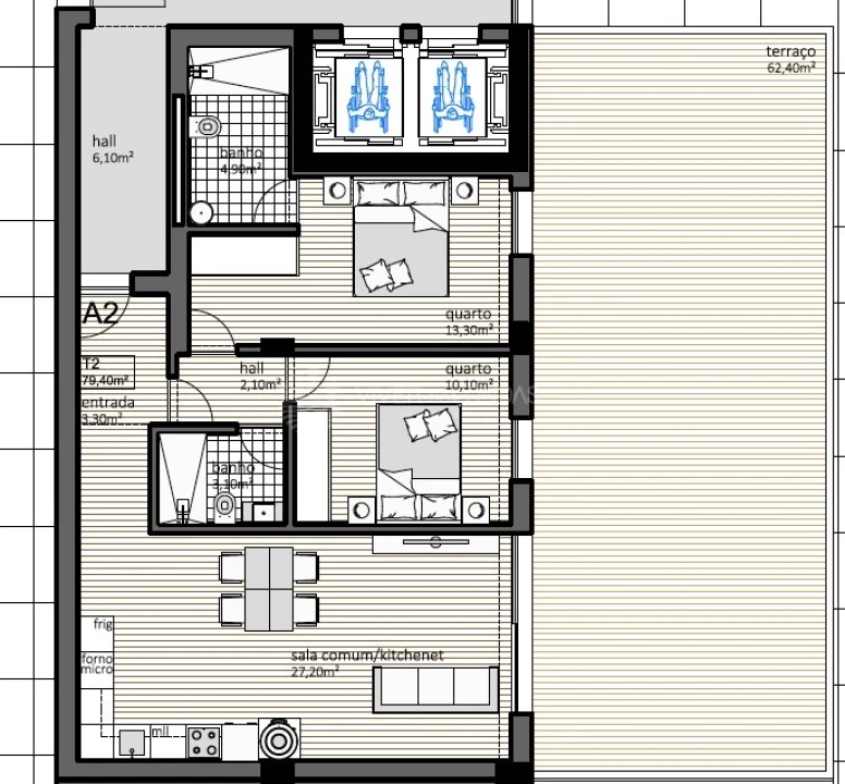 Apartamento T2 para Venda em Paranhos Foto 14