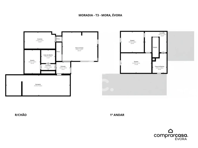 Moradia T3 para Venda em Mora Foto 19