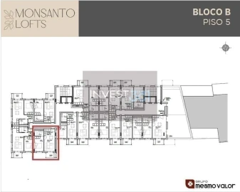 Apartamento T1 para Venda em Paranhos