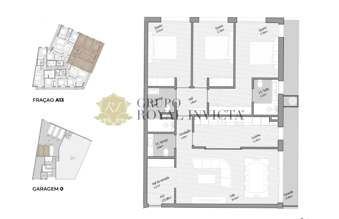 Apartamento T3 para Venda em Bougado (São Martinho e Santiago) Foto 16