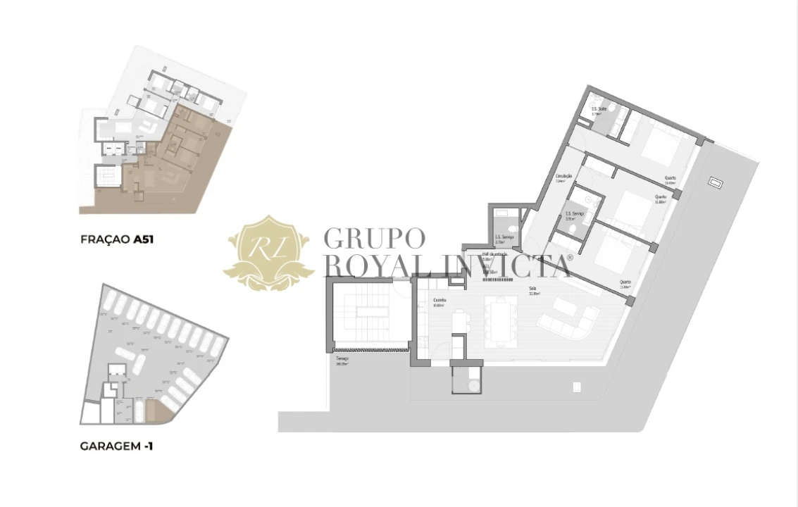 Apartamento T3 para Venda em Bougado (São Martinho e Santiago) Foto 28
