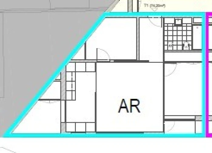 Apartamento T1 para Venda em Pedrouços Planta 1