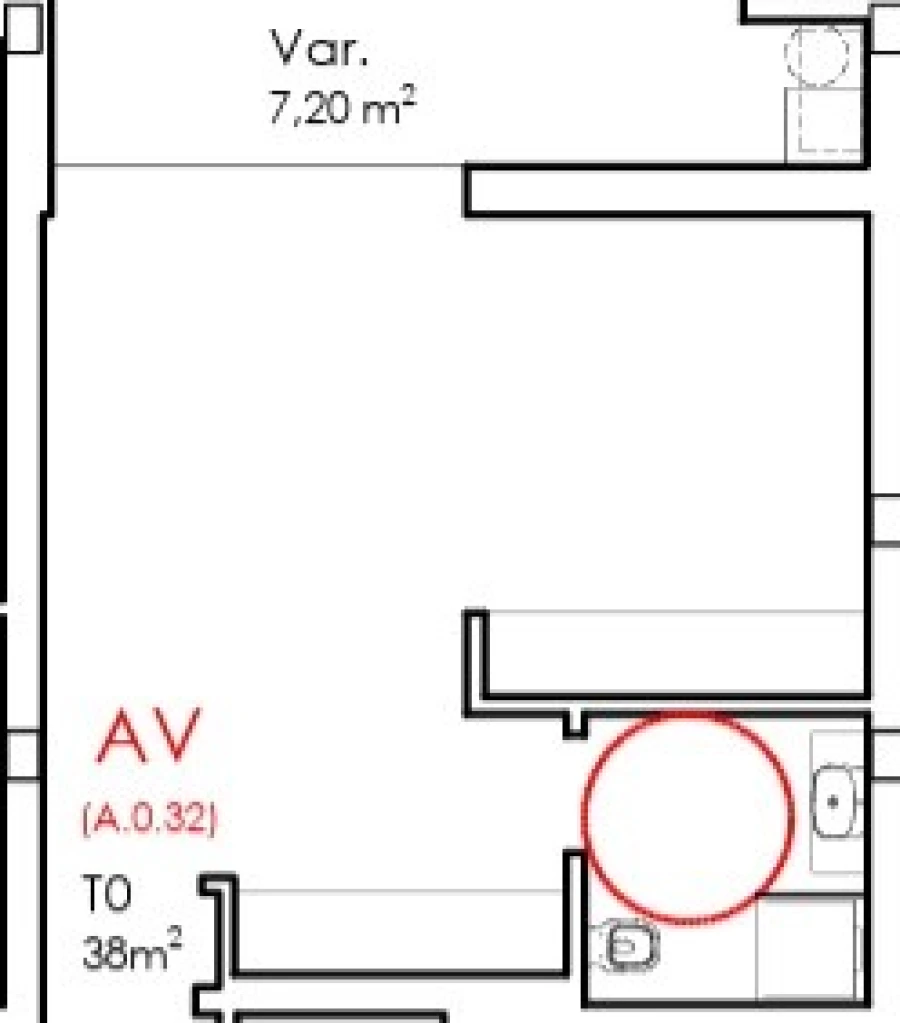 Apartamento para Venda em Fânzeres e São Pedro da Cova Planta 1