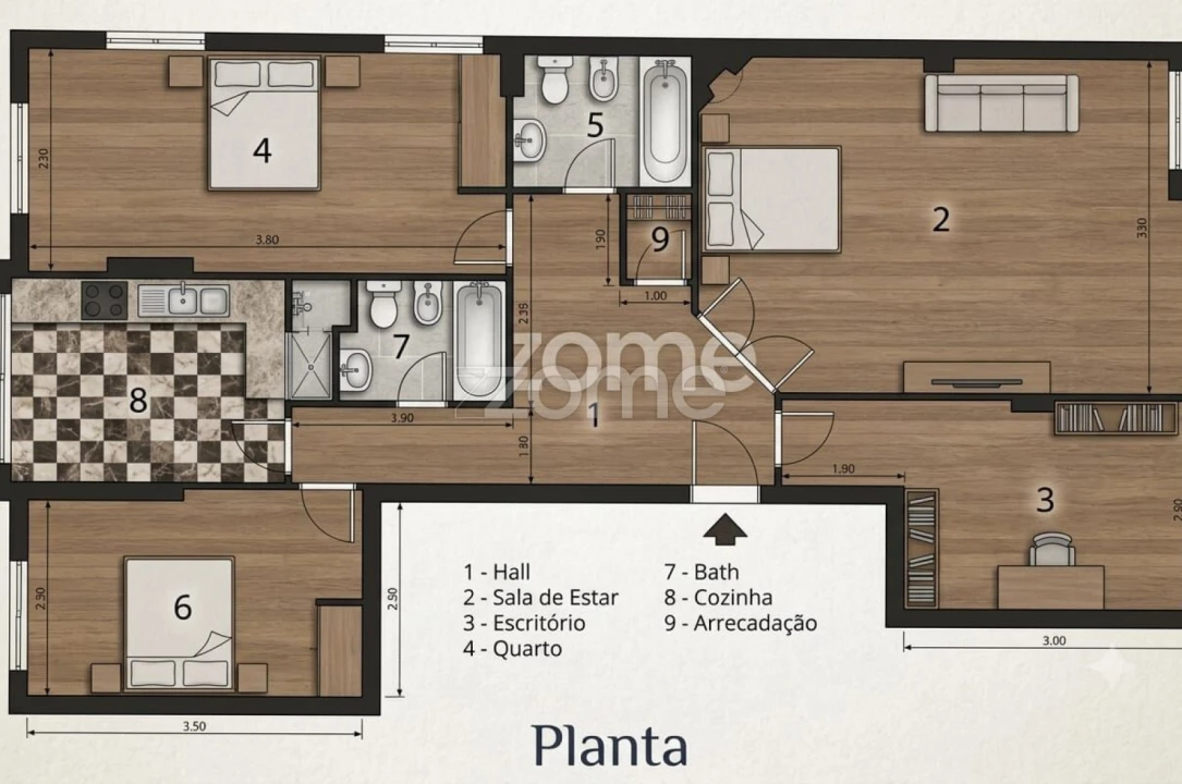 Apartamento T3 para Venda em Rio de Mouro Foto 34