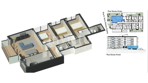 Apartamento T3 para Venda em Matosinhos e Leça da Palmeira