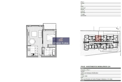 Apartamento T1 para Venda em Gulpilhares e Valadares
