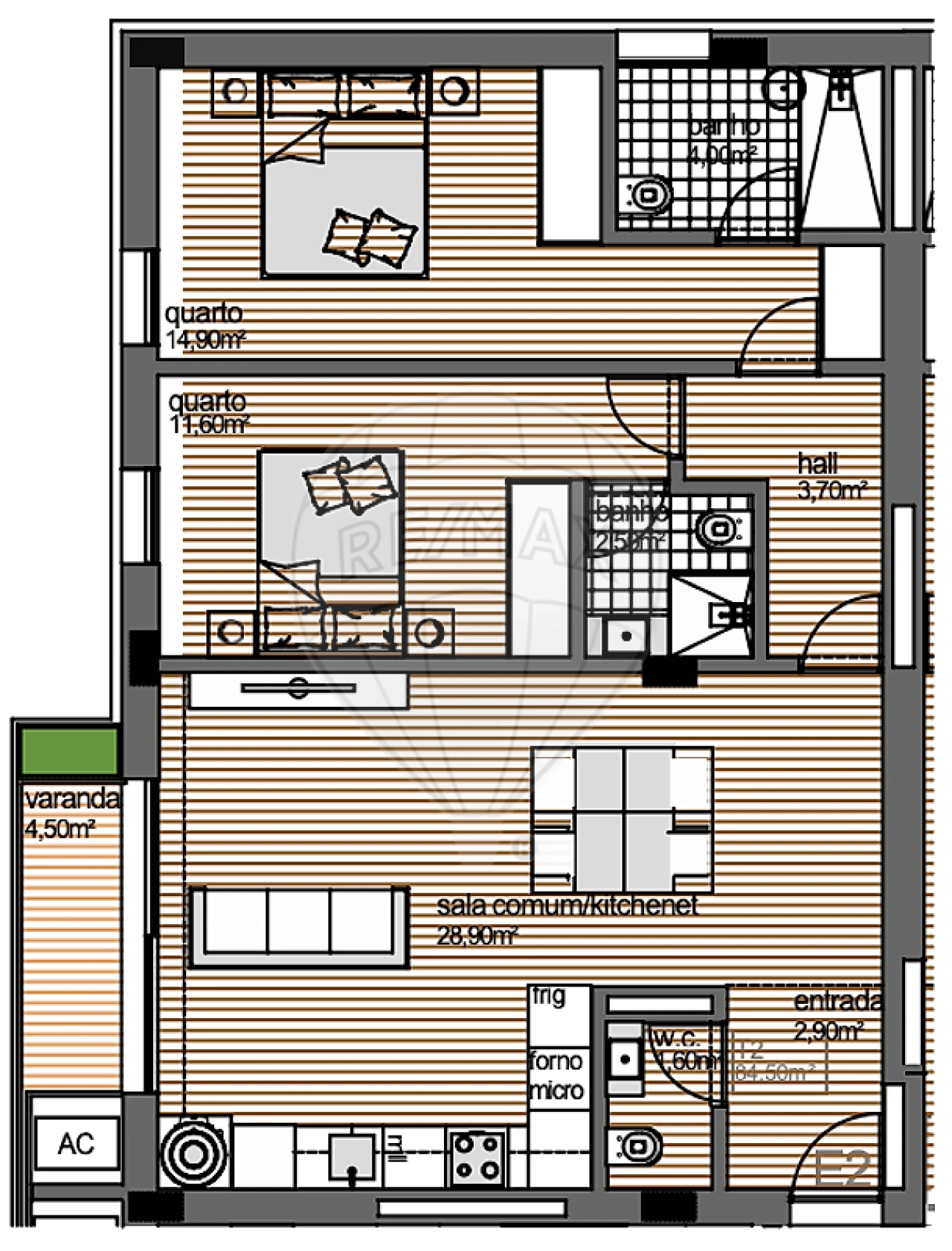 Apartamento T2 para Venda em Paranhos Foto 1