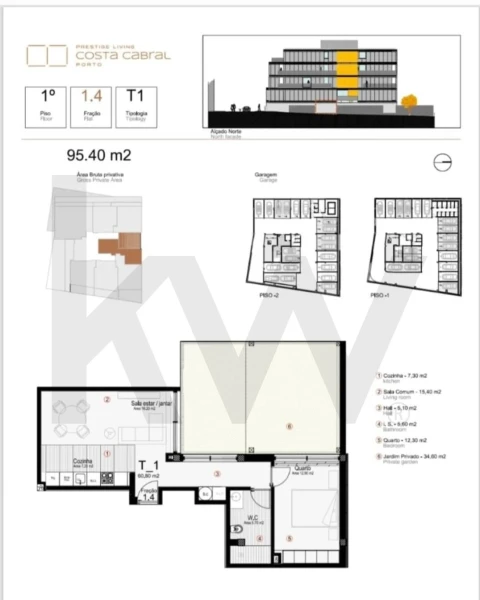 Apartamento T1 para Venda em Paranhos