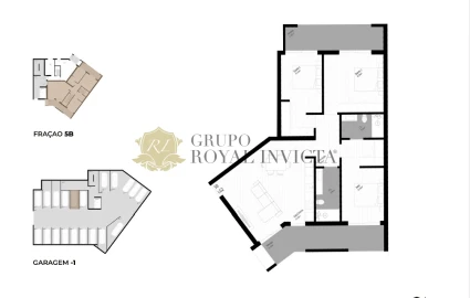 Apartamento T3 para Venda em Pedrouços