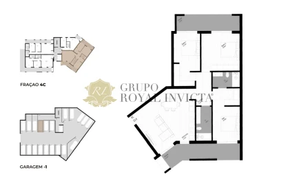 Apartamento T3 para Venda em Pedrouços