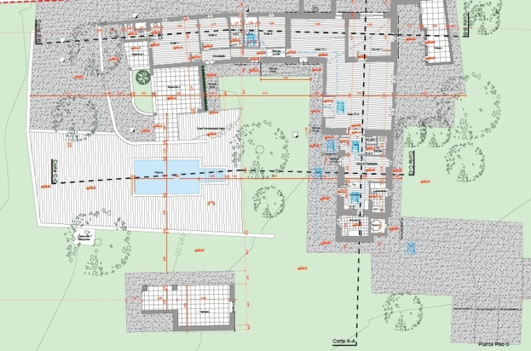 Quinta T4 para Venda em Sesimbra (Castelo) Planta 1