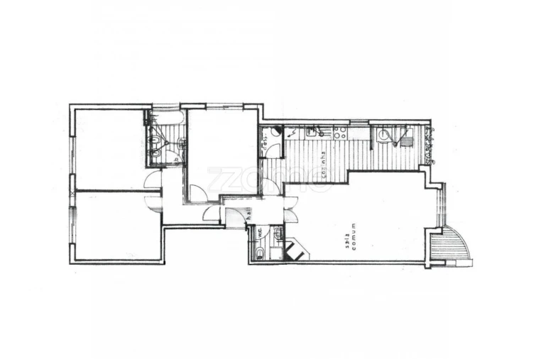 Apartamento T3 para Venda em Rio Tinto Planta 1