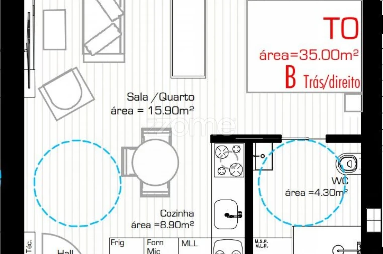 Apartamento T1 para Venda em Cristelos, Boim e Ordem Foto 6