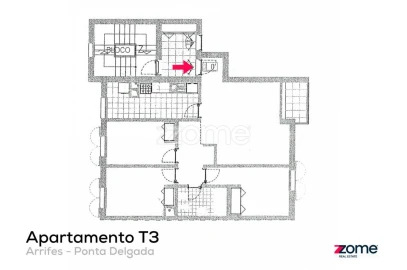 Apartamento T3 para Venda em Arrifes