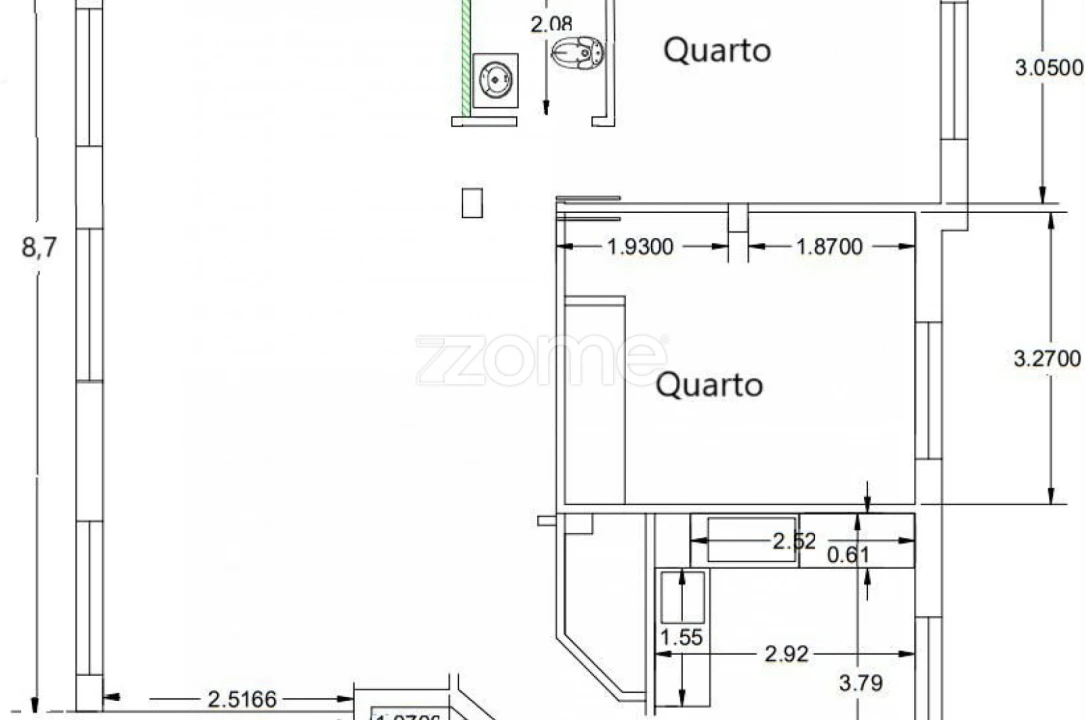 Apartamento T3 para Venda em Algueirão-Mem Martins Planta 2