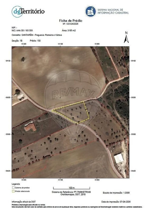 Terreno para Venda em Romeira e Várzea