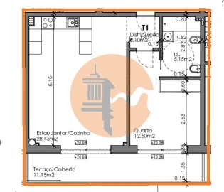 Apartamento T1 para Venda em Quelfes