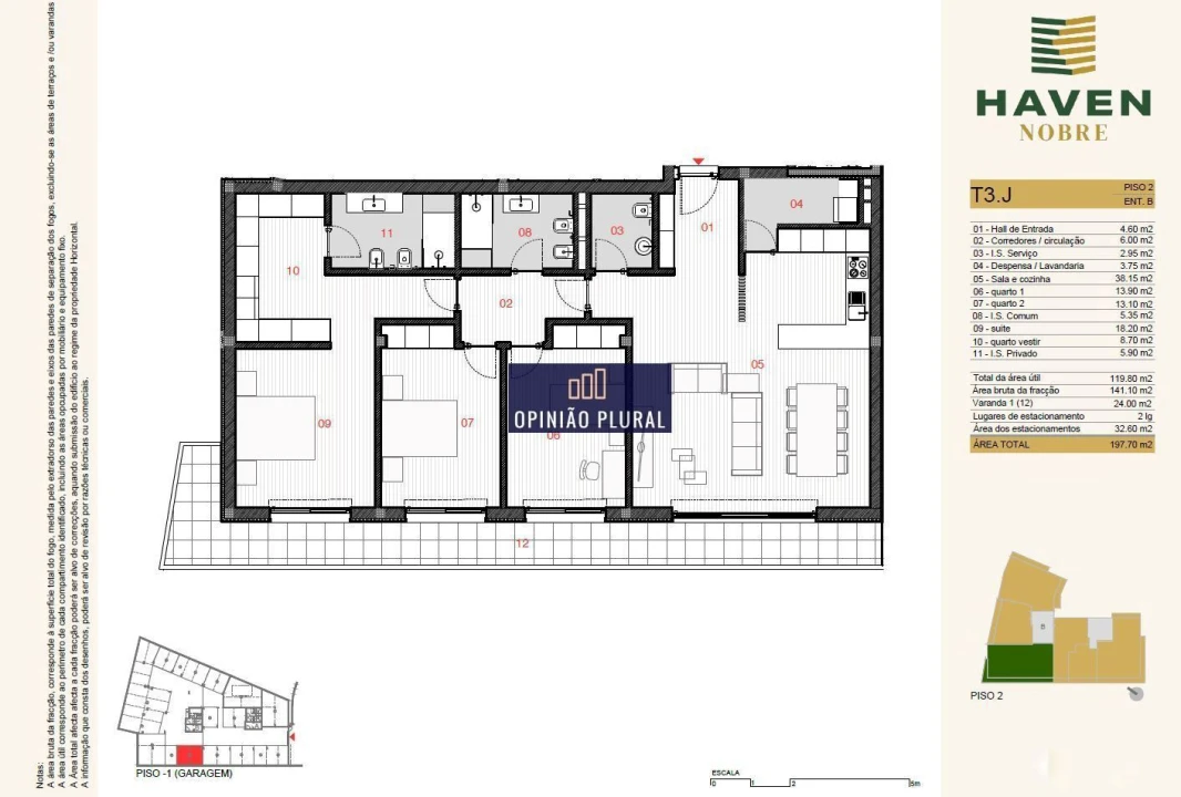 Apartamento T3 para Venda em Silvares, Pias, Nogueira e Alvarenga Foto 20