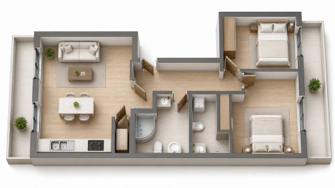 Apartamento T2 para Venda em Coimbrão