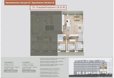 Apartamento T3 para Venda em Margaride, Várzea, Lagares, Varziela, Moure