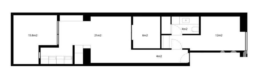 Apartamento T1 para Venda em Penha de França