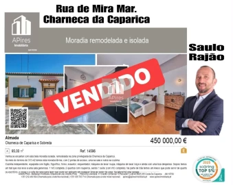 Moradia T2 para Venda em Charneca de Caparica e Sobreda