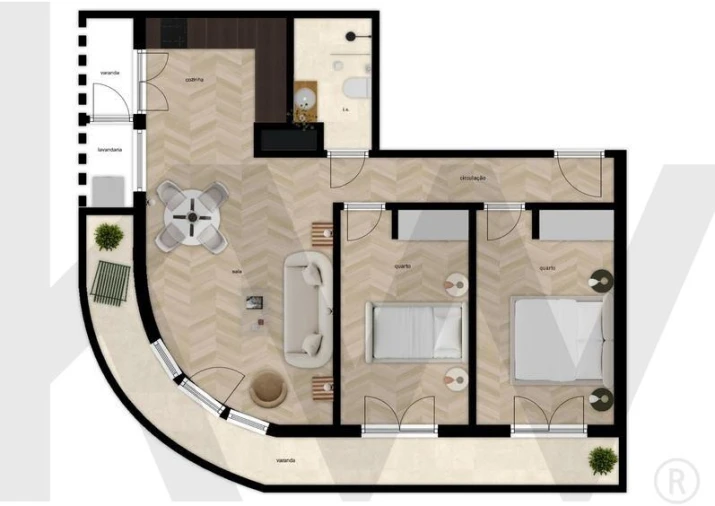 Apartamento T2 para Venda em Campolide Foto 38