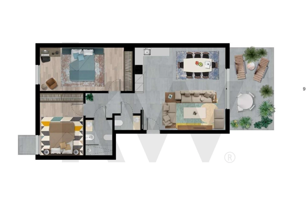 Apartamento T2 para Venda em Falagueira-Venda Nova Foto 9