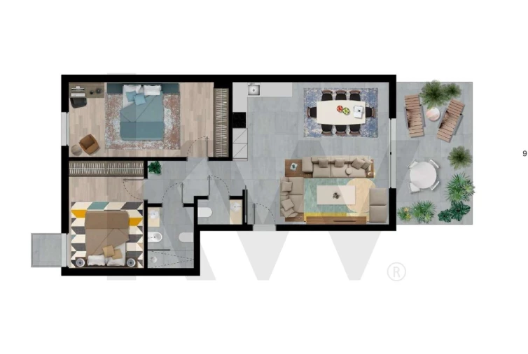 Apartamento T2 para Venda em Falagueira-Venda Nova Foto 9