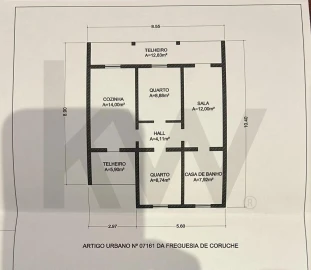 Moradia T2 para Venda em Coruche, Fajarda e Erra