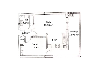 Apartamento T1 para Venda em Albufeira e Olhos de Água