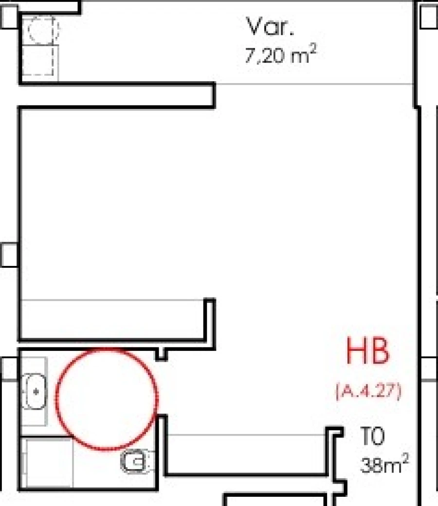 Apartamento para Venda em Fânzeres e São Pedro da Cova Planta 1