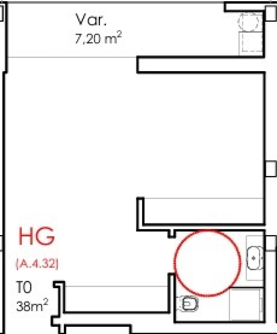 Apartamento para Venda em Fânzeres e São Pedro da Cova Planta 1