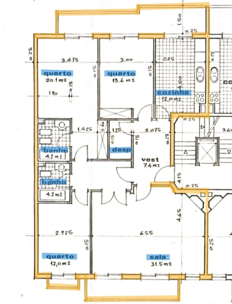 Apartamento T3 para Venda em Carnaxide e Queijas